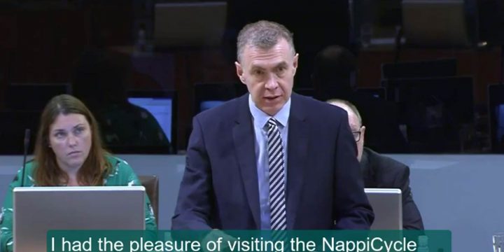 NappiCycle discussed in Senedd